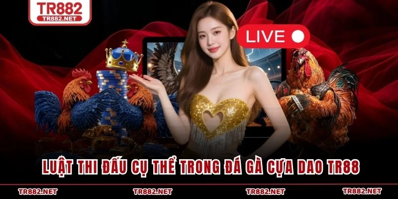 Luật thi đấu cụ thể trong đá gà cựa dao TR88
