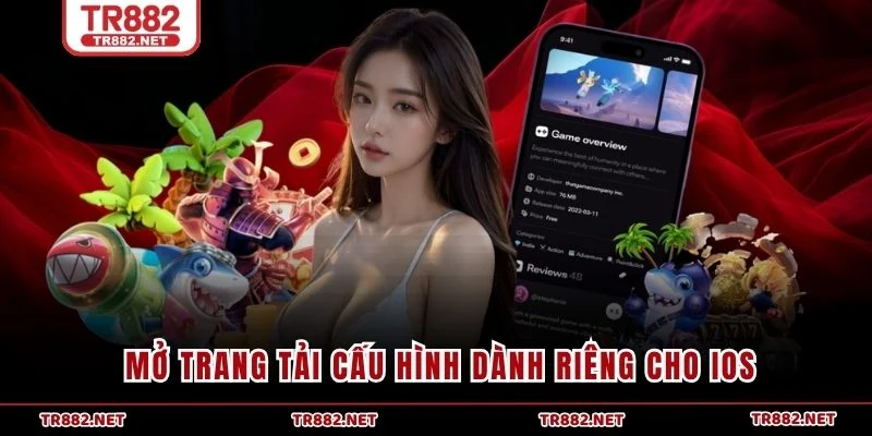 Mở trang tải cấu hình dành riêng cho iOS